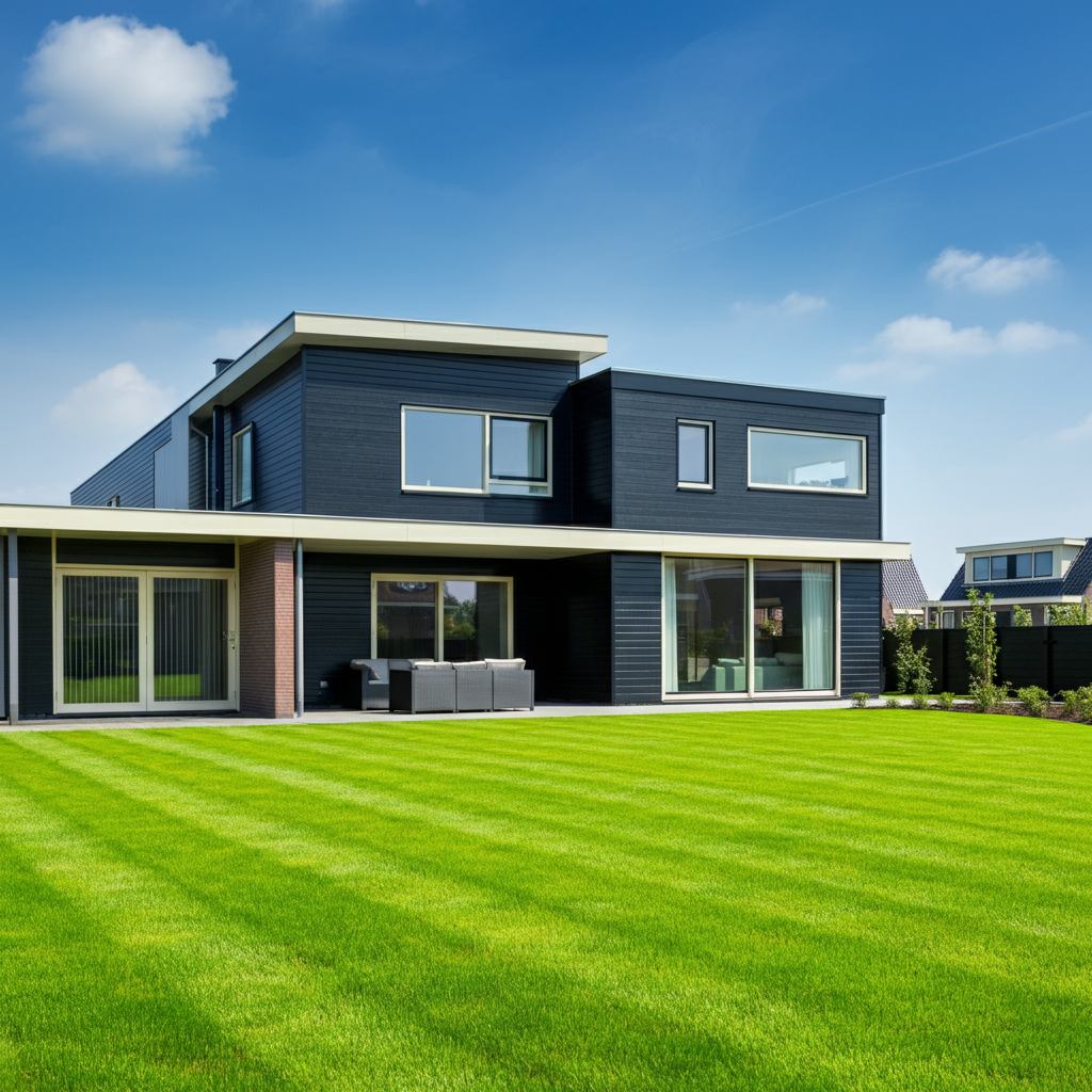 Kunstgras in Zeewolde als onderhoudsvrij terras en tuinoplossing